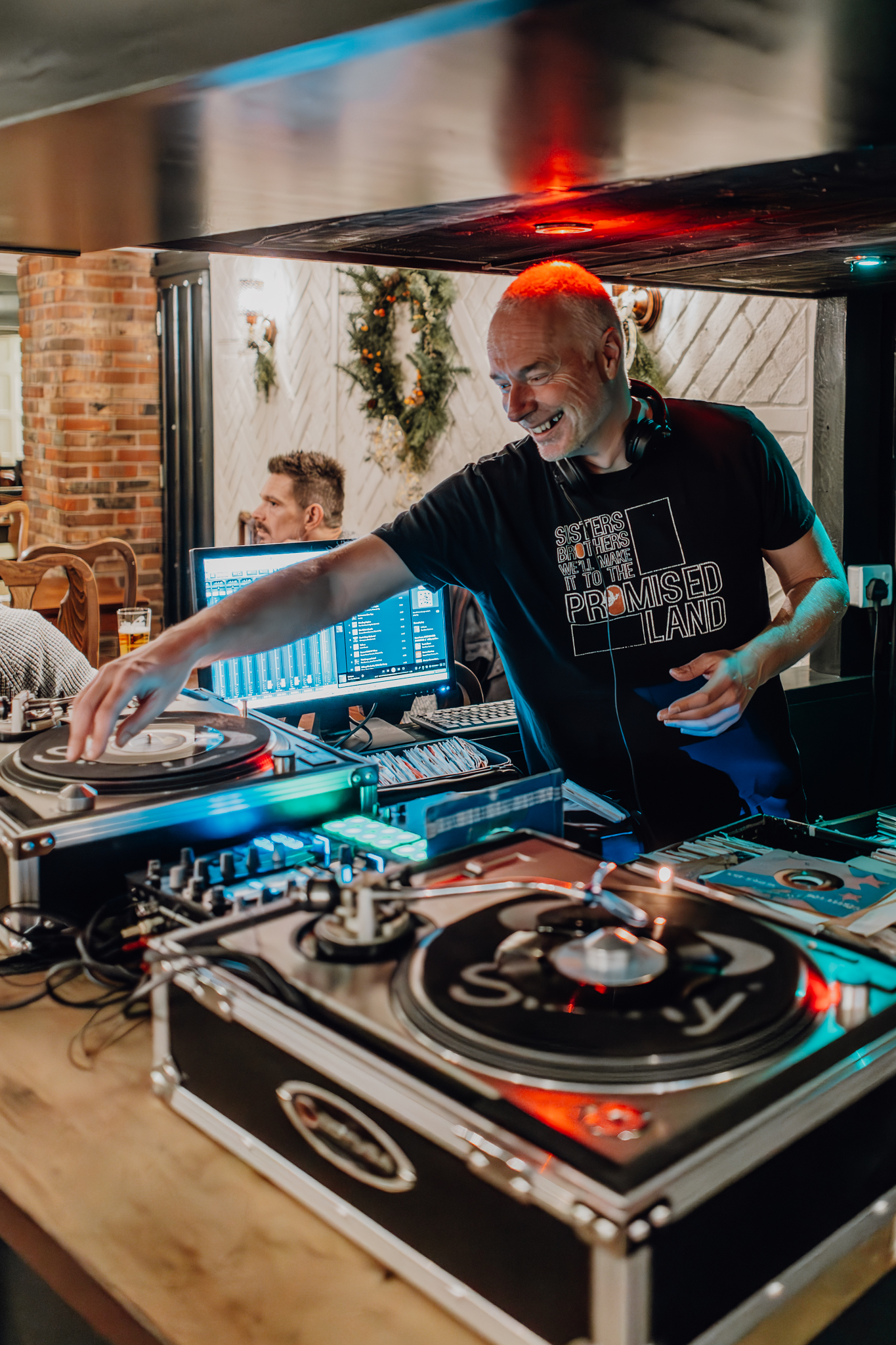 Sound and DJ setup at Oriels Exeter