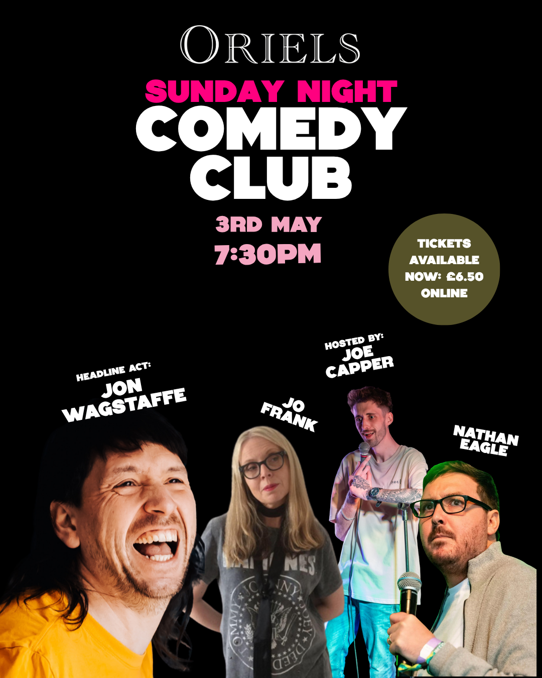 3rd May Comedy Club poster