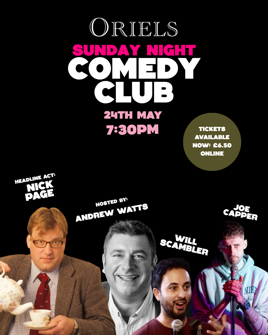 Comedy Club poster coming soon