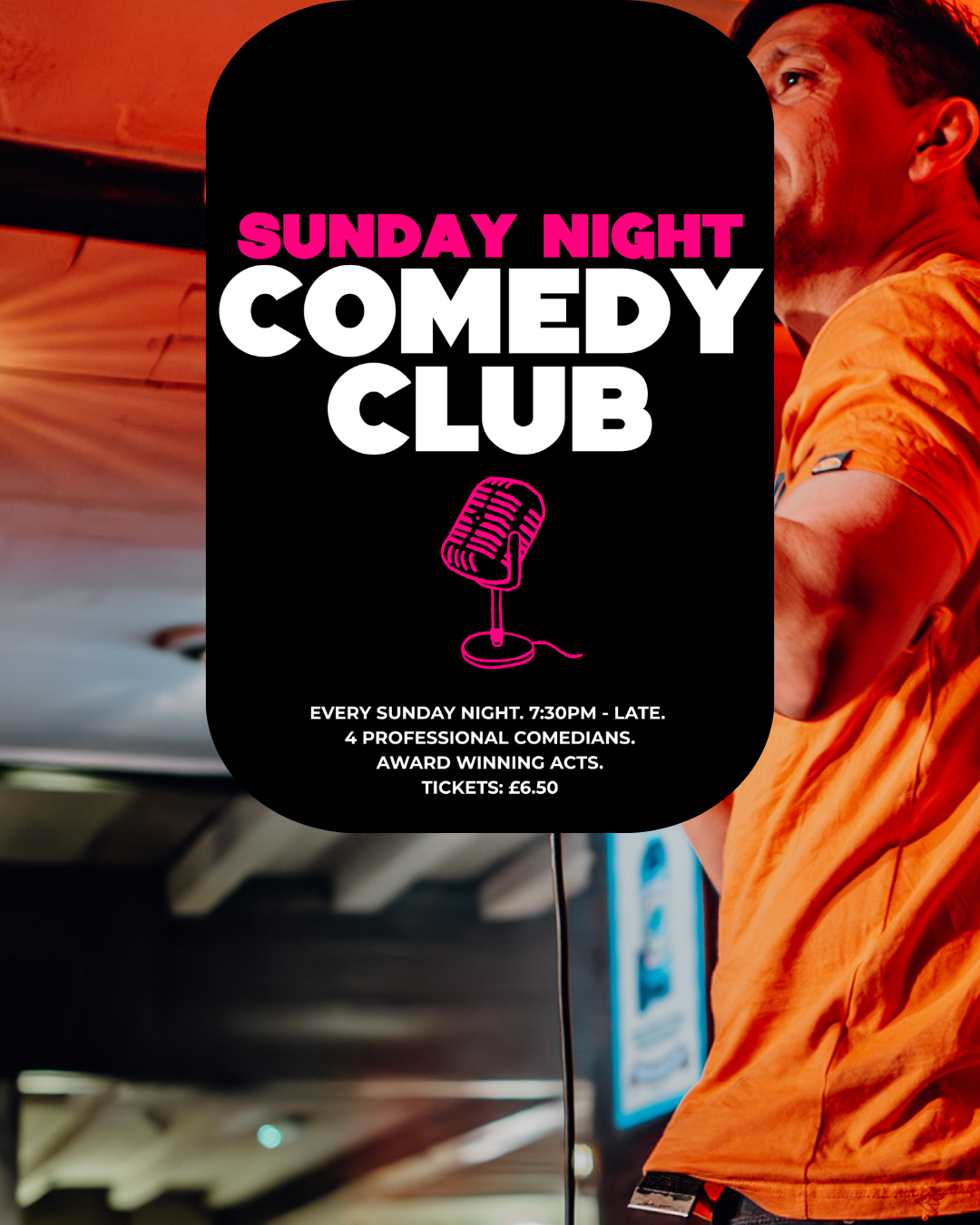 Sunday Night Comedy Club at Oriels Exeter