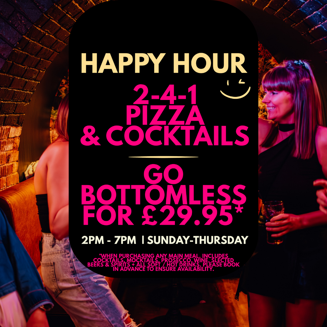 Oriels Happy Hour poster