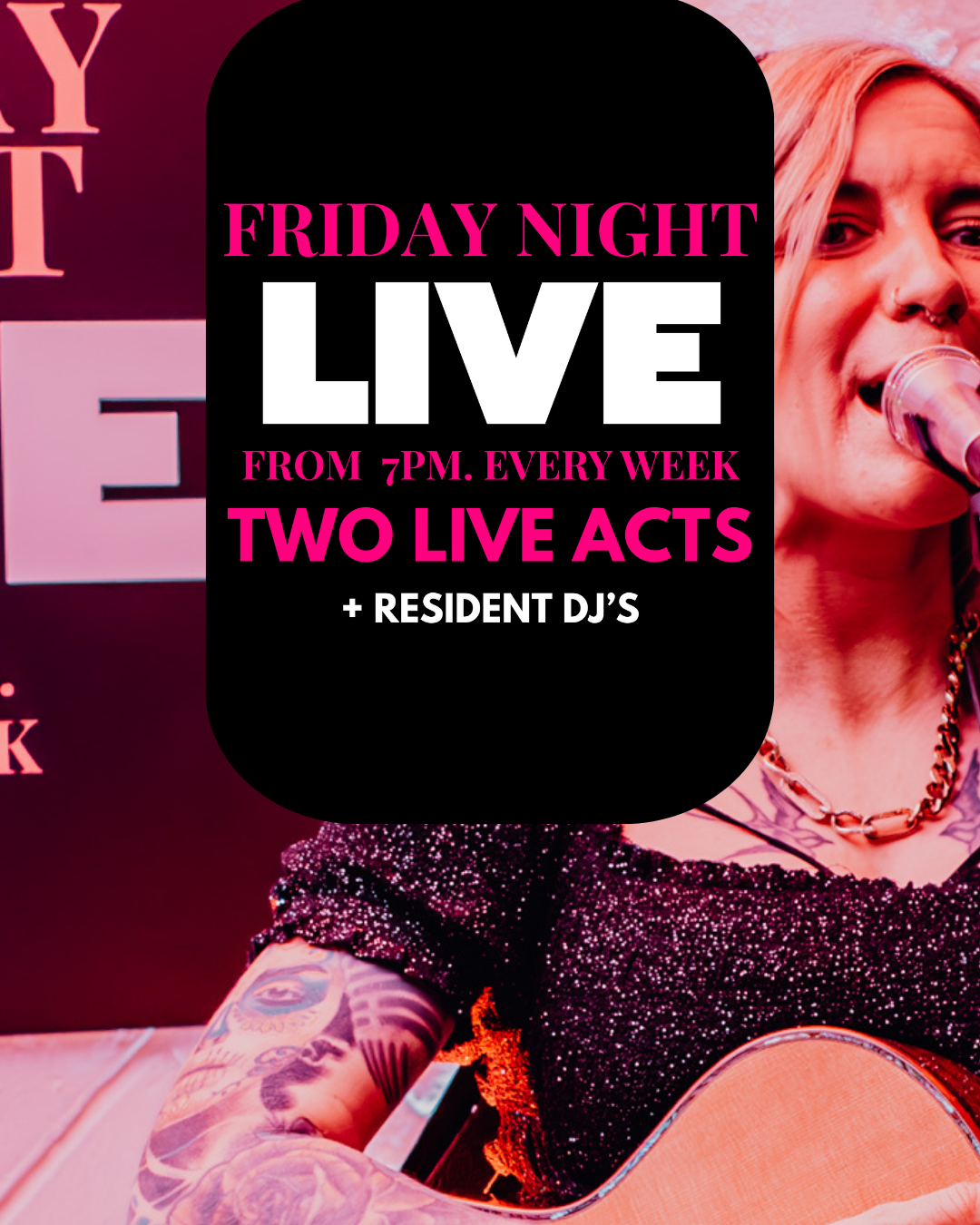 Friday Night Live at Oriels Exeter