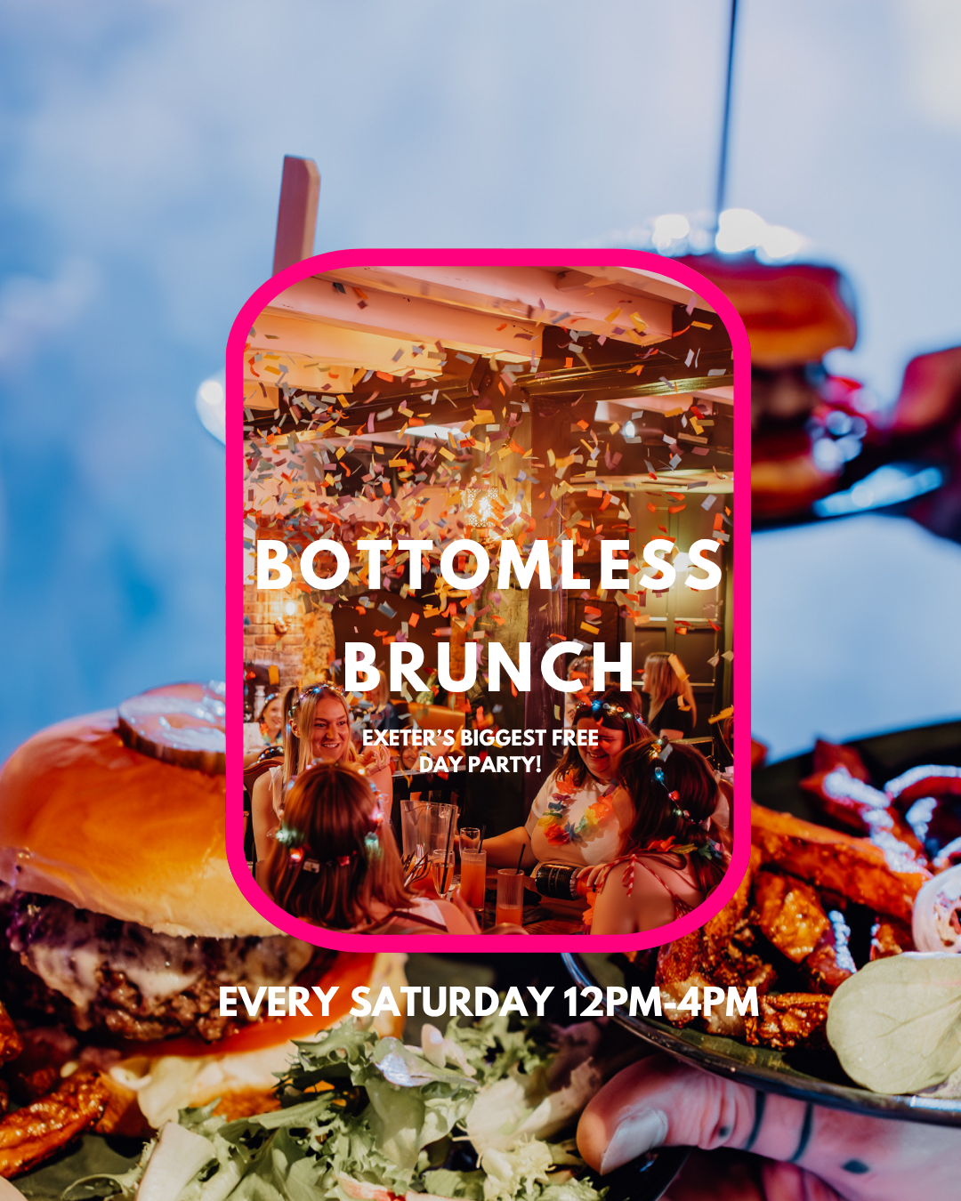 Bottomless Brunch at Oriels Exeter