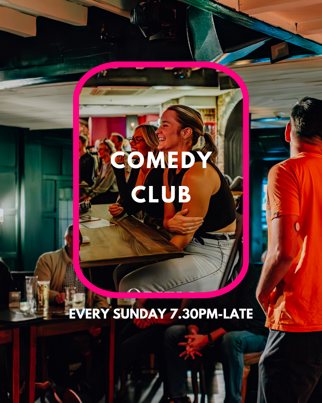 Sunday Night Comedy Club at Oriels Exeter