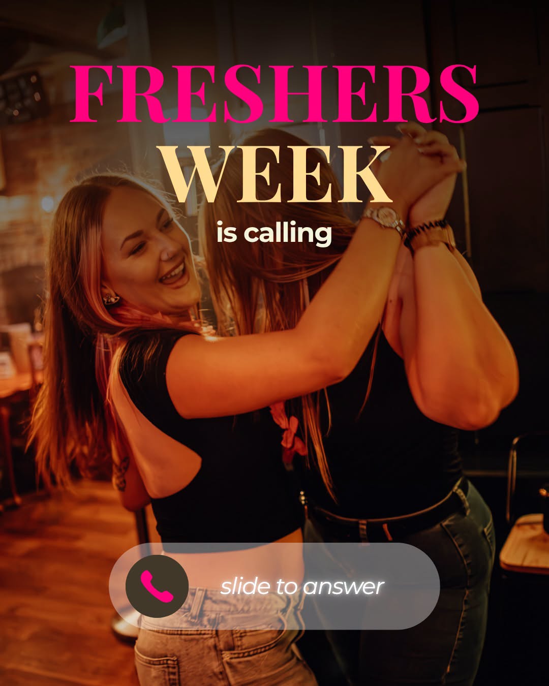 Oriels Exeter Freshers campaign poster
